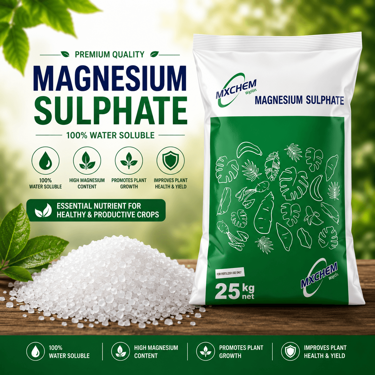 MXCHEM Magnesium Sulphate